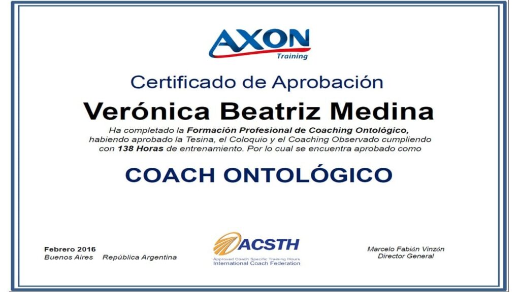 diploma axon coach ontologico